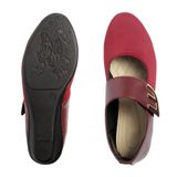 Stepee Cherry Fomal belly with memory insole 6 Pairset - Cherry