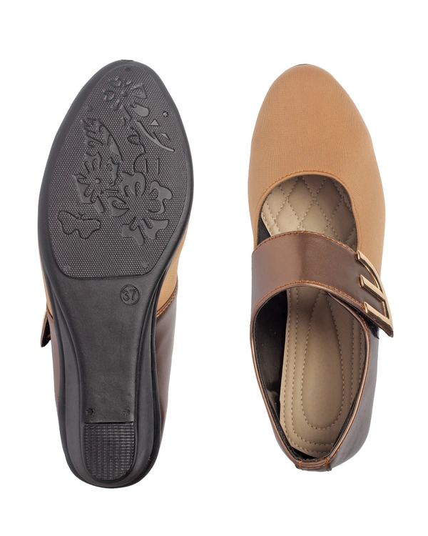 Stepee Copper Fomal belly with memory insole 6 Pairset - Copper