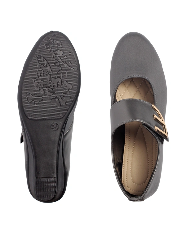 Stepee Grey Fomal belly with memory insole 6 Pairset - Grey