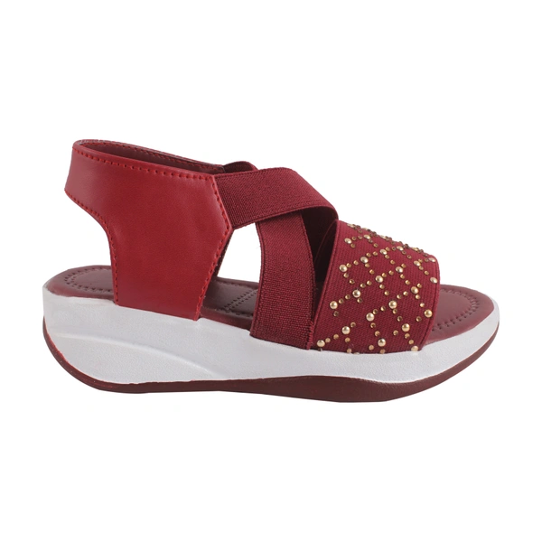 Stepee Cherry Kids sandal with siroski  8 Pair set - Cherry