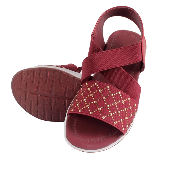Stepee Cherry Kids sandal with siroski  8 Pair set - Cherry