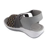 Stepee Grey Kids sandal with siroski  8 Pair set - Grey