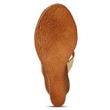 Stepee Platform weges Golden slipper for women - 6 Pair set - Golden