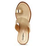 Stepee Platform weges Golden slipper for women - 6 Pair set - Golden