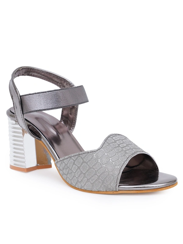 Stepee Grey partywear Bridal heels 6 pair set - Gray
