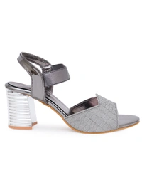 Stepee Grey partywear Bridal heels 6 pair set - Gray