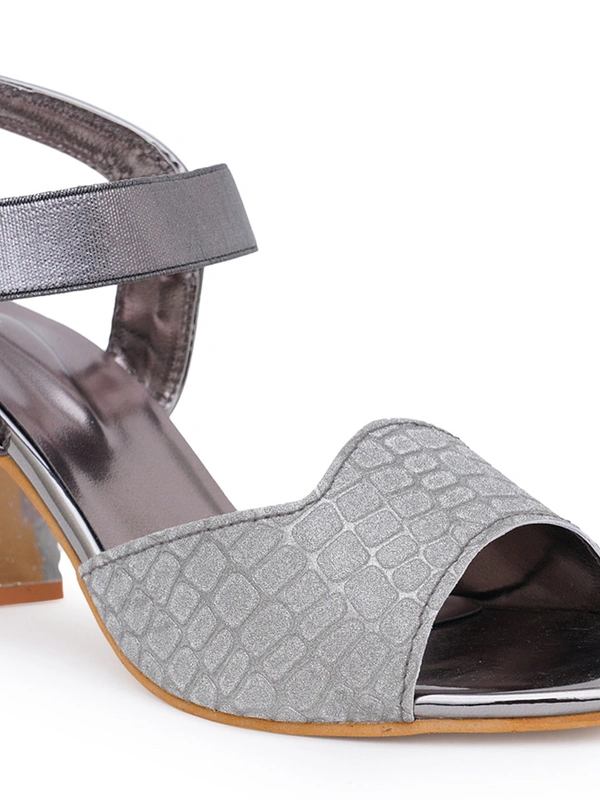 Stepee Grey partywear Bridal heels 6 pair set - Gray