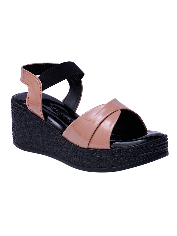 Stepee Peach Platform Heel sandal 6 Pair set - Peach
