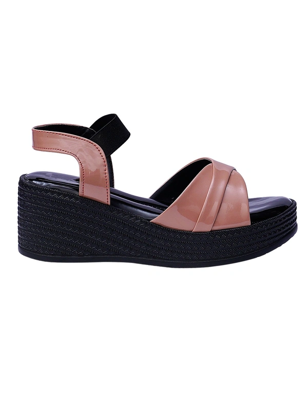 Stepee Peach Platform Heel sandal 6 Pair set - Peach