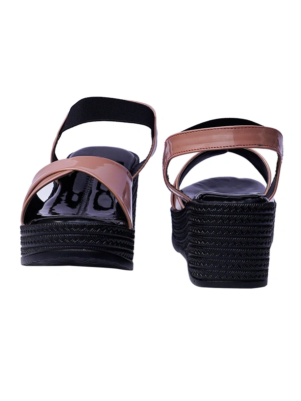 Stepee Peach Platform Heel sandal 6 Pair set - Peach