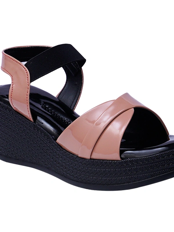 Stepee Peach Platform Heel sandal 6 Pair set - Peach