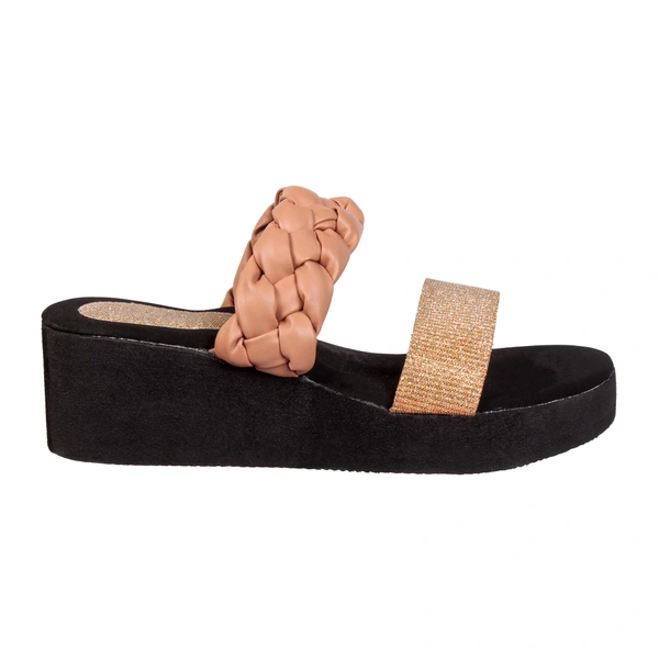 Stepee Peach Bunai Rubber Gola Slipper- 6 Pair Set - Peach