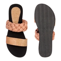 Stepee Peach Bunai Rubber Gola Slipper- 6 Pair Set - Peach