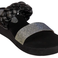Stepee Black Bunai Rubber Gola Slipper- 6 Pair Set - Black