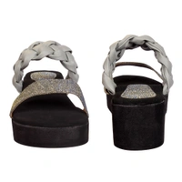 Stepee Grey Bunai Rubber Gola Slipper- 6 Pair Set - Grey