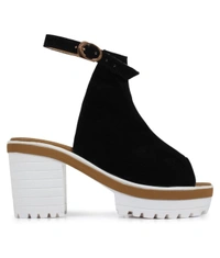 Stepee Heel Sandal -6 Pair Set - Black