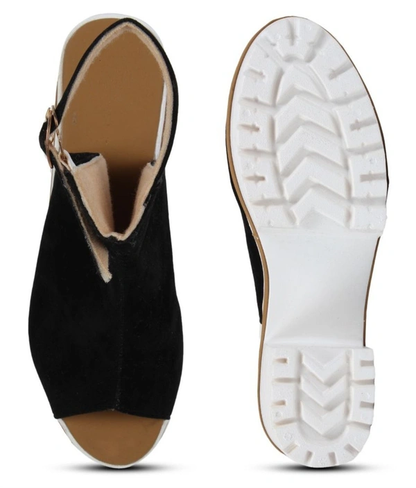 Stepee Heel Sandal -6 Pair Set - Black