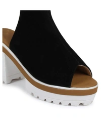 Stepee Heel Sandal -6 Pair Set - Black