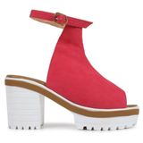 Stepee Heel Sandal- 6 Pair Set - Red