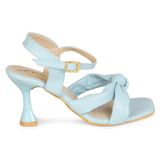 Stepee Women Classy Sky Heel sandals- 6 Pair set. - Sky blue