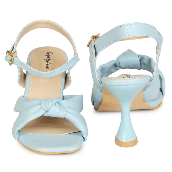 Stepee Women Classy Sky Heel sandals- 6 Pair set. - Sky blue
