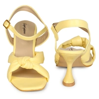 Stepee Women Classy Lemon Heel sandals- 6 Pair set. - Lemon