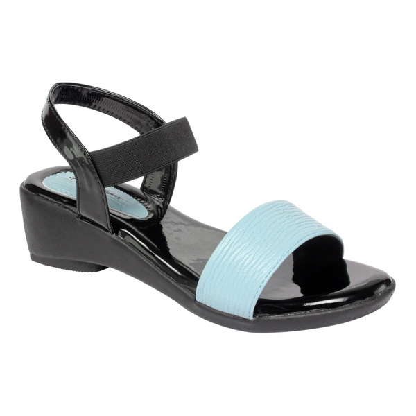 Stepee Flat Sandal 6 Pair Set - Sky blue