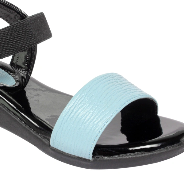 Stepee Flat Sandal 6 Pair Set - Sky blue