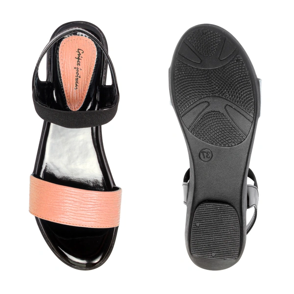 Stepee Flat Sandal 6 Pair Set - Peach