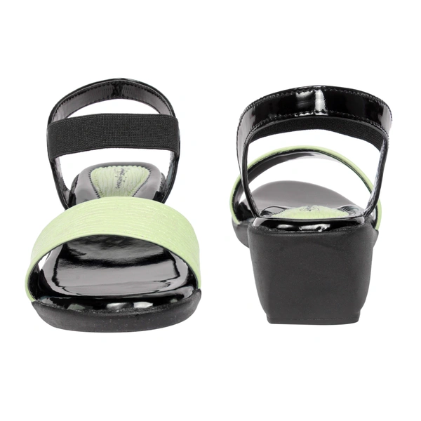 Stepee Flat Sandal 6 Pair Set - Sea green