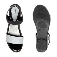 Stepee Flat Sandal 6 Pair Set - Grey