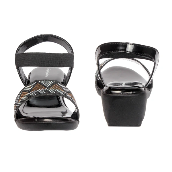 Stepee Flat sandal 6 pair set - Black