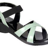 Stepee Flat sandal 6 pair set - Sea green