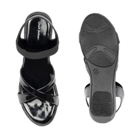 Stepee Flat sandal 6 pair set - Black