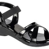 Stepee Flat sandal 6 pair set - Black