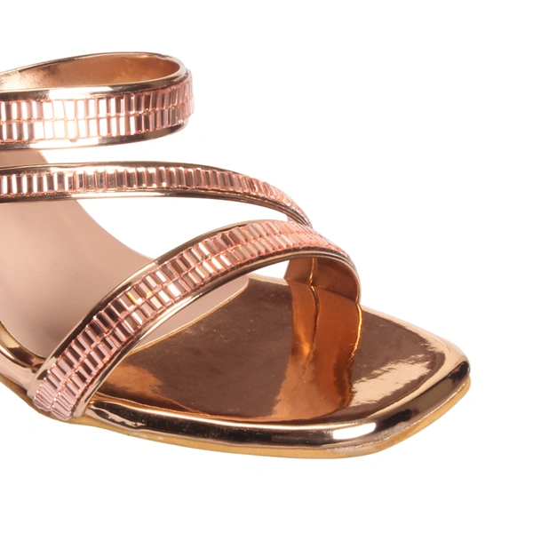 Stepee Heel Slipper 6 Pair Set - Rose gold
