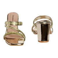 Stepee Heel Slipper 6 Pair Set - Golden