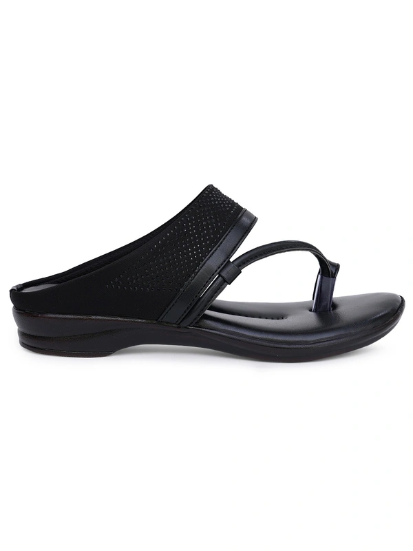 Stepee Black Comfort Siroski slipper 6 pair set - Black