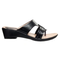 Stepee women Comfort Slipper -6 Pair Set - Black