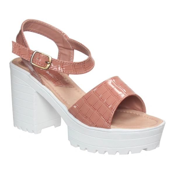 Stepee Heel Sandal 6 Pair Set - Peach