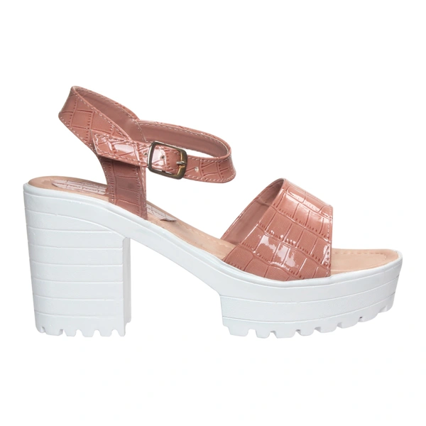 Stepee Heel Sandal 6 Pair Set - Peach