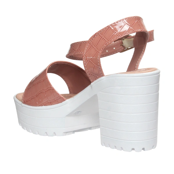 Stepee Heel Sandal 6 Pair Set - Peach