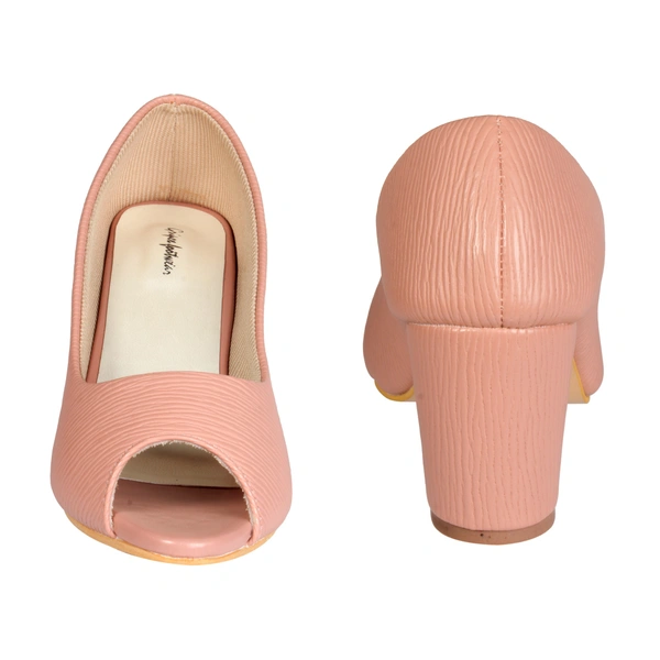 Stepee Heel Belly-6 Pair Set - Peach