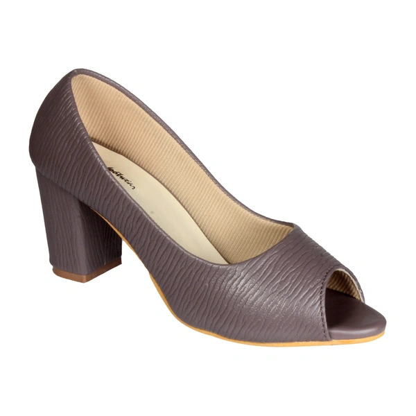 Stepee Heel Belly-6 Pair Set - Burgendy Grey