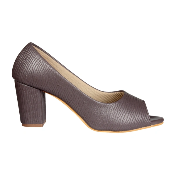 Stepee Heel Belly-6 Pair Set - Burgendy Grey