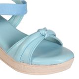 Stepee Heel Sandal 6 Pair Set - Sky blue