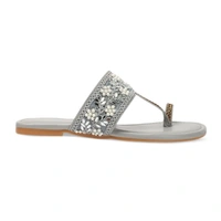 Flat imported patta slippers - Grey