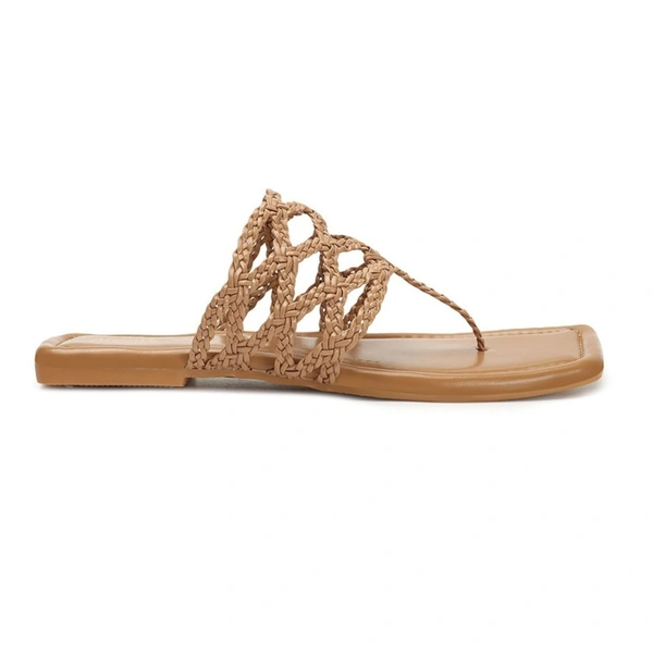 Hand bunai slippers for women - Tan