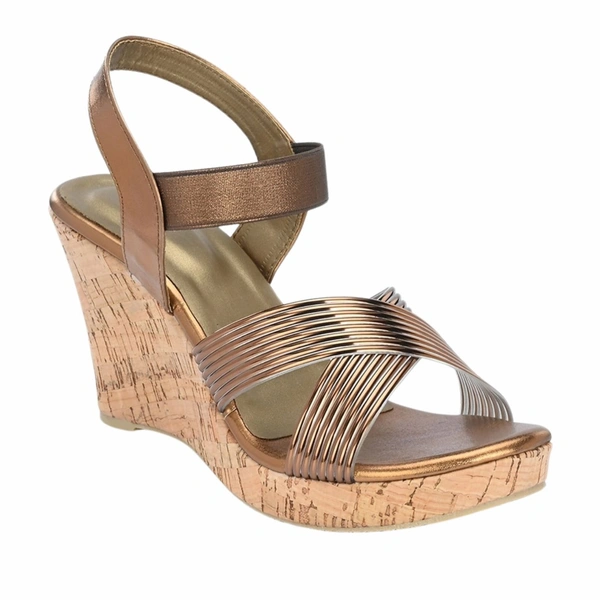Platform heel partywear Tpu upper sandals for women - Antique
