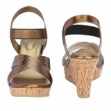 Platform heel partywear Tpu upper sandals for women - Antique